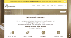 Desktop Screenshot of organature.com