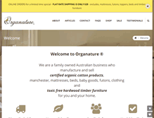 Tablet Screenshot of organature.com